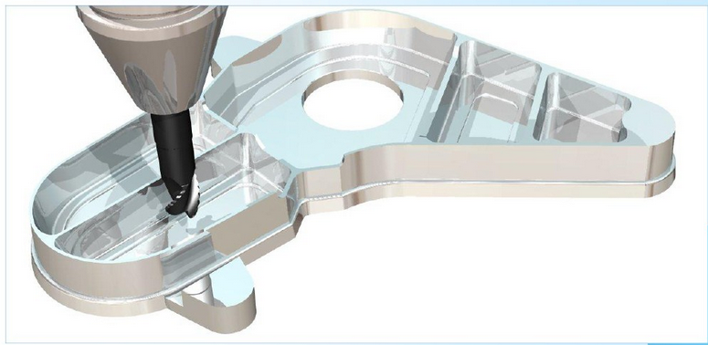   加工中心加工平面、輪廊以及孔的步驟